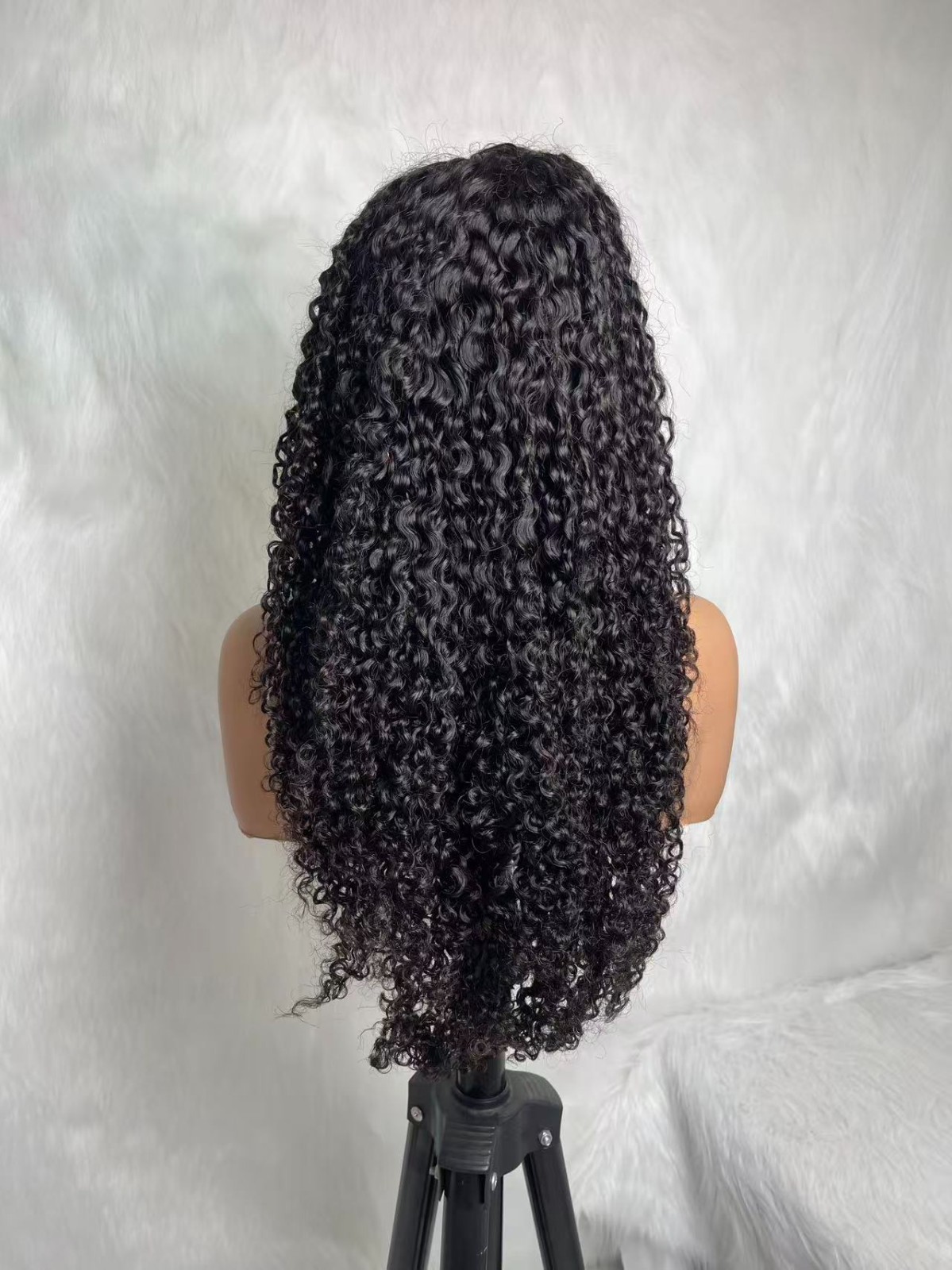 22inch 360 HD Lace Curly & Curly Edge Wig With Invisible Strap