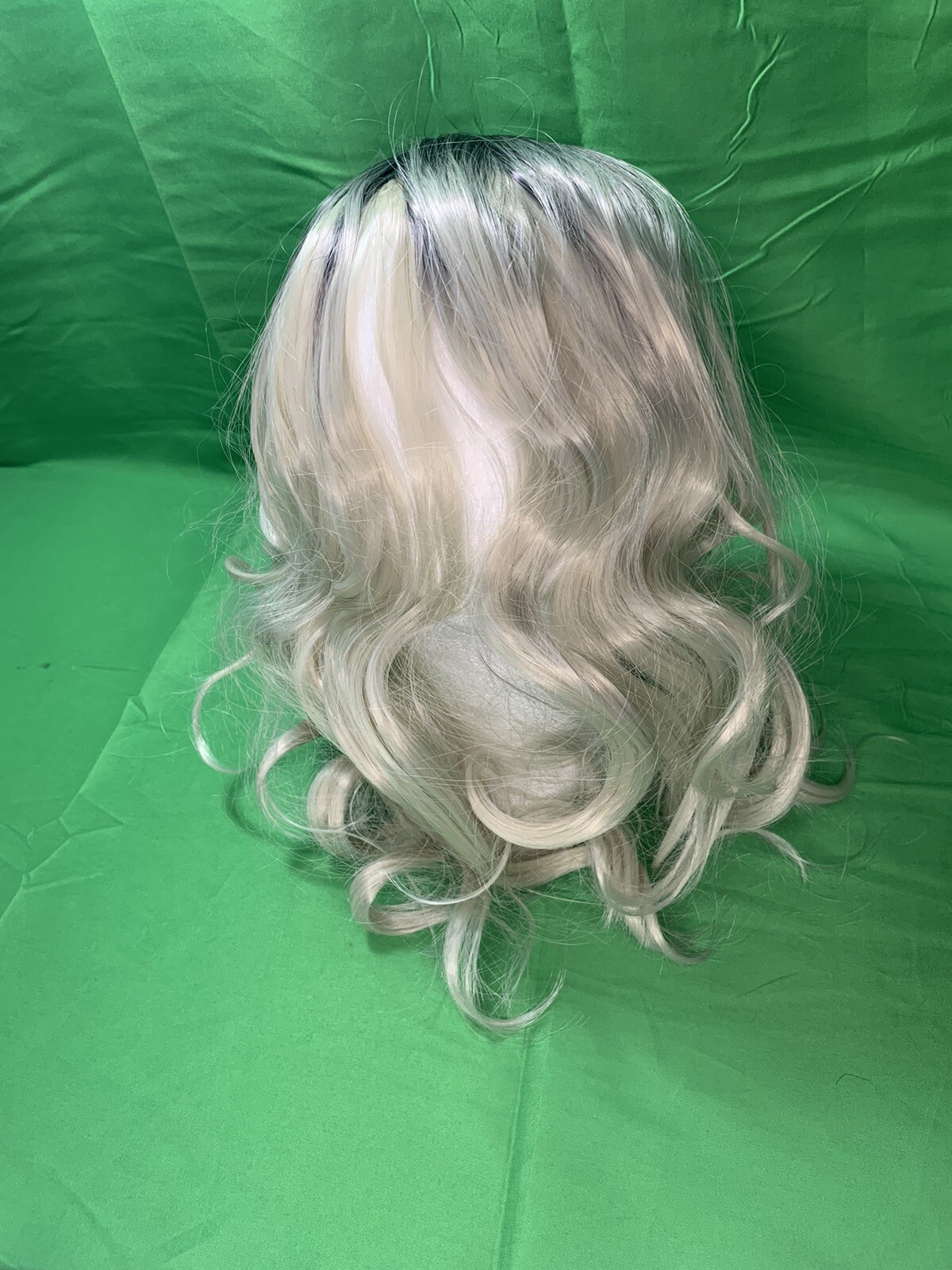 WIG Sexy Wig Mixed Black And Blonde Soft Silky Daily Wear With Clip Cosplay Hair