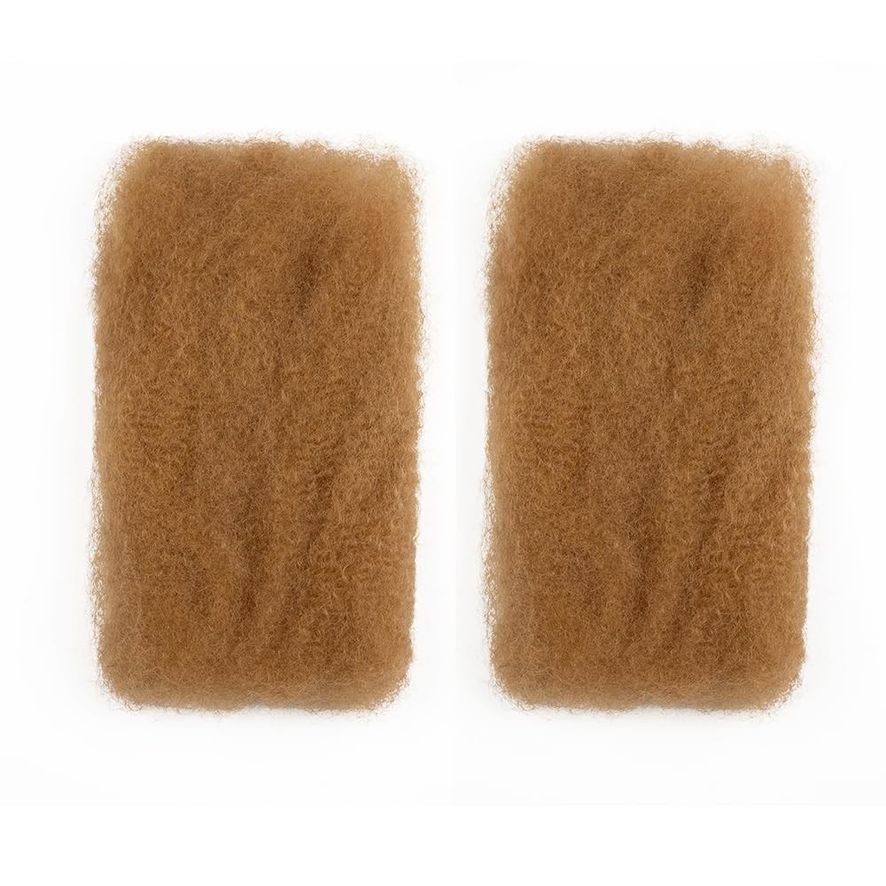 Soft Afro Kinky Human Hair Bulk for Dreadlock Extensions – Honey Blonde Style