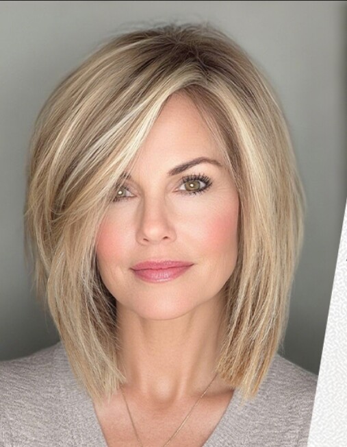 Ombre Light Blonde Mixed Light Brown Human Hair Wig Lace Front Wigs For Women