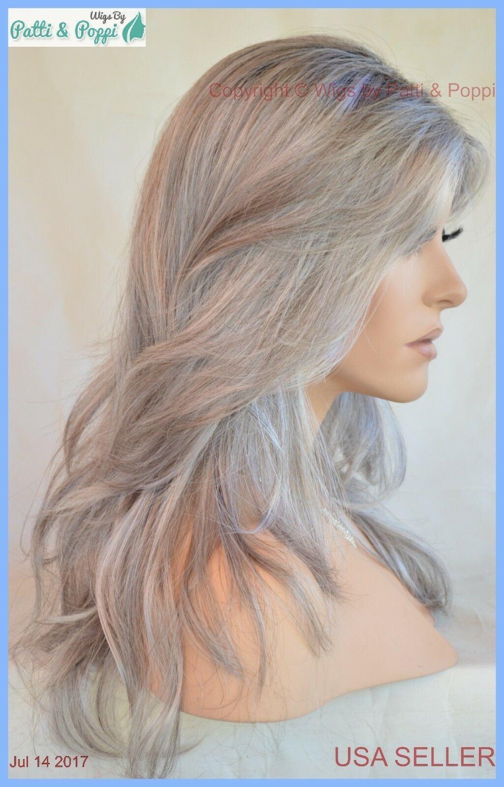 Orchid | Lace Front W Lace Part Wig Estetica GREY ROOTED CROMERT1B MUST SEE