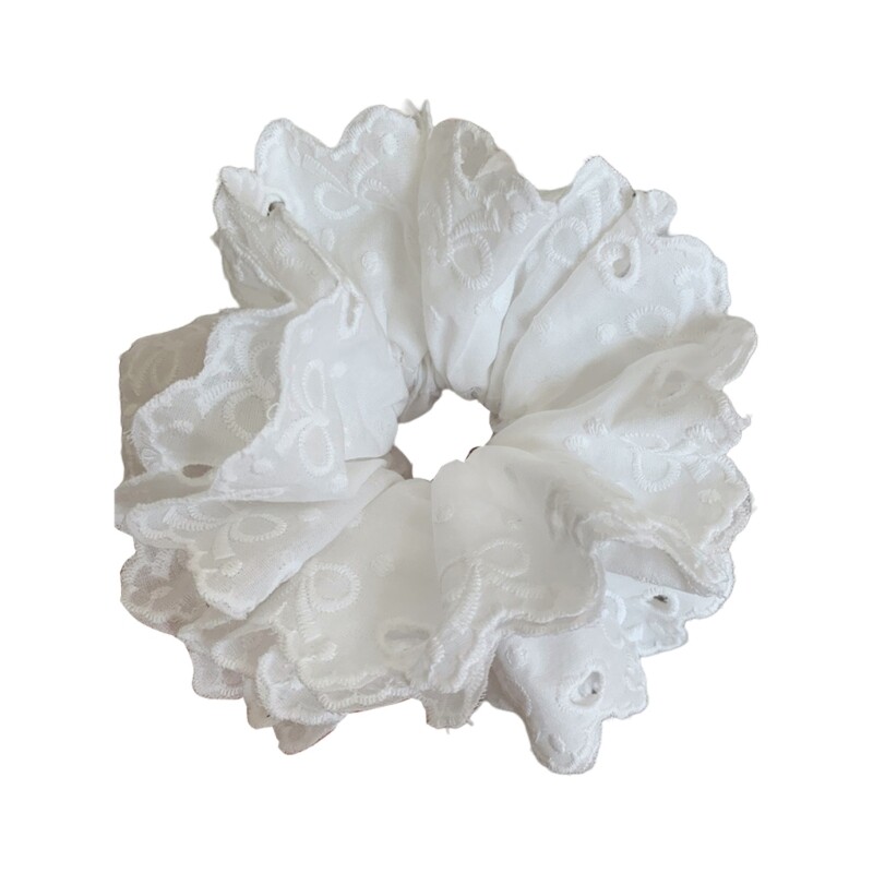 Multi Layer Hair Scrunchy Oversized Lace Hairpieces Elegant Ruffle Headdress