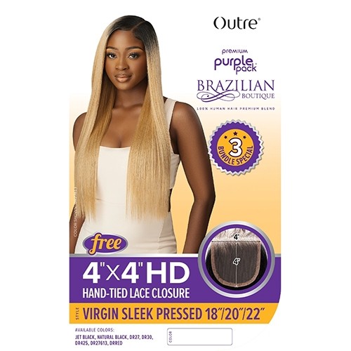 Purple Pack Brazilian Boutique-Virgin Sleek Pressed182022
