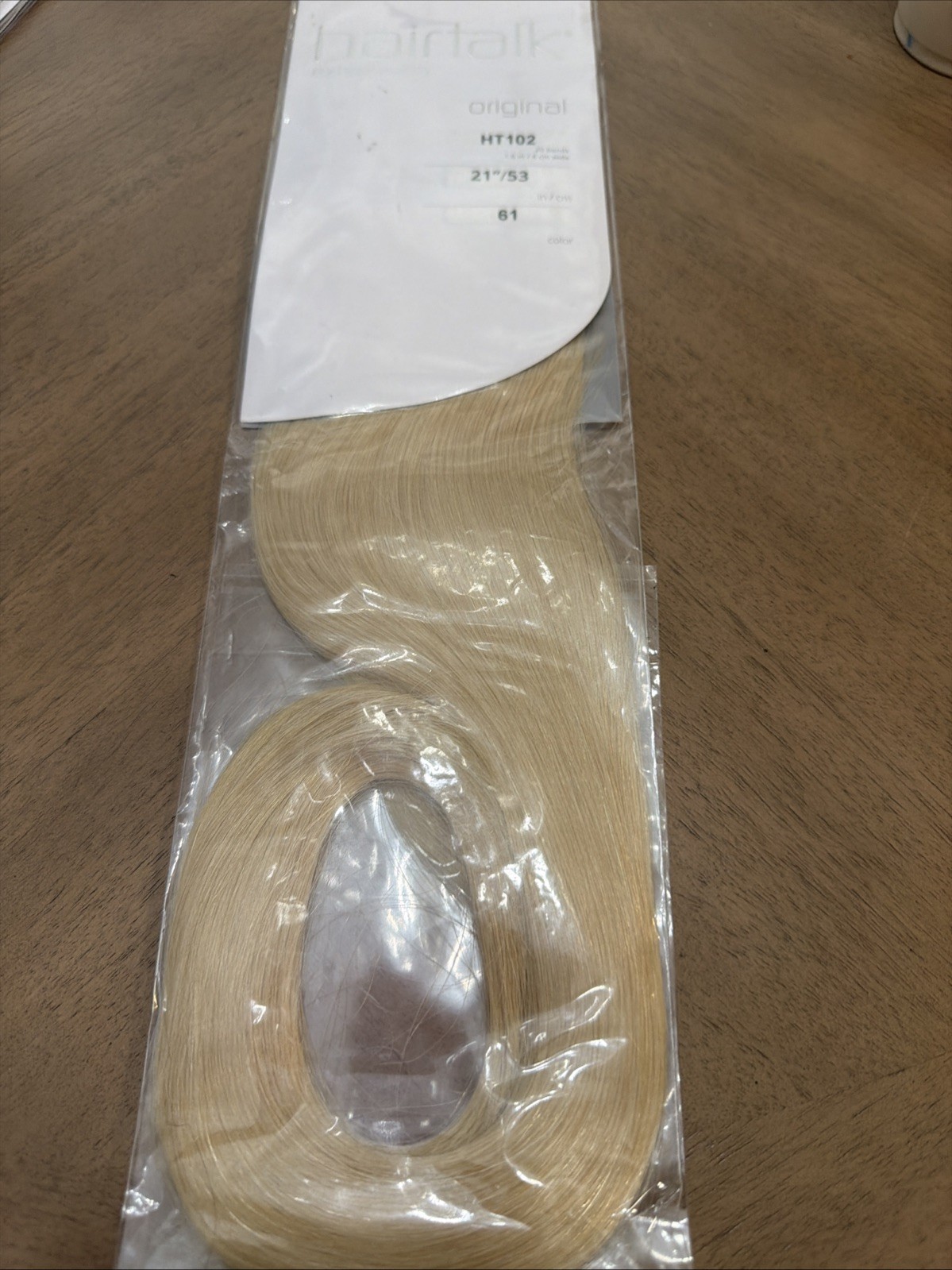 Hairtalk Extensions Original Pro 21in Color 61 HT101P 20 Bands