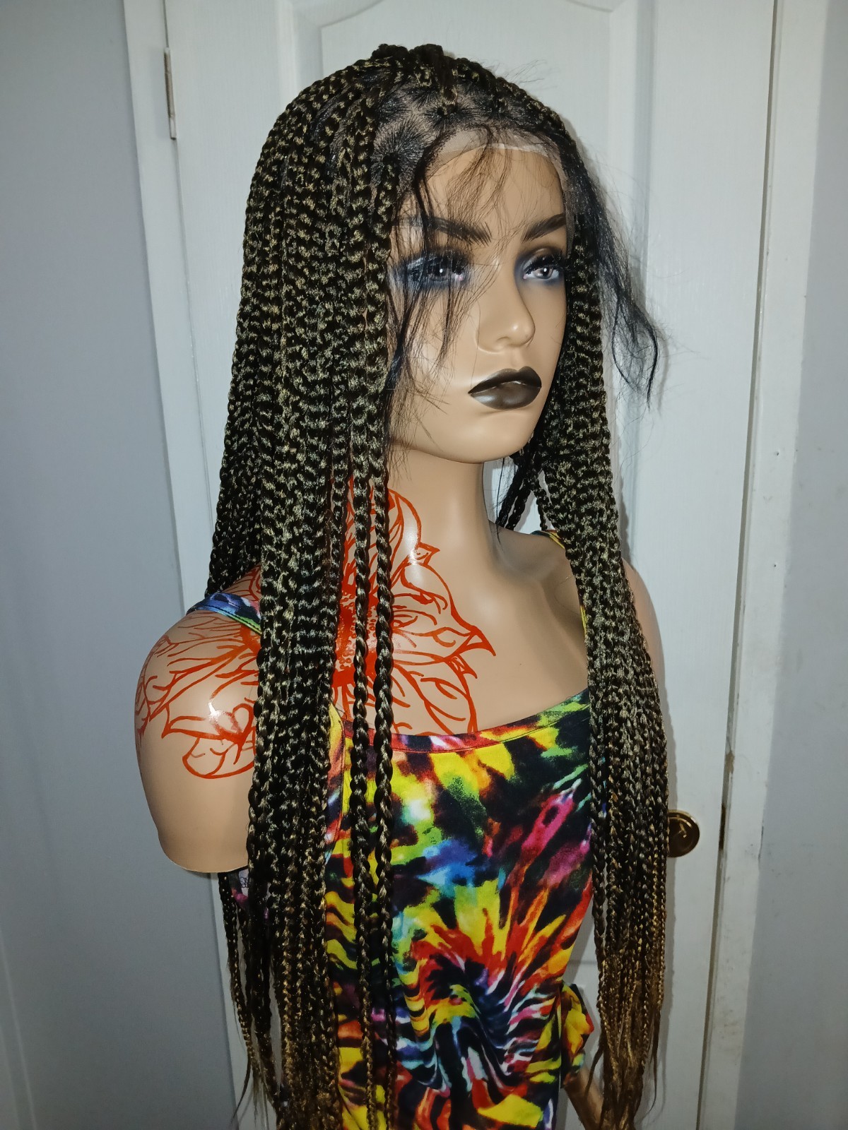 Full Lace| Braided Wig| Shipping | 52″