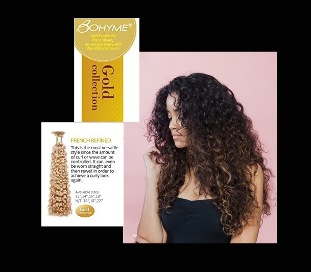 BOHYME GOLD Finest 100% Remi Human Hair | FRENCH REFINED | Select Length & Color
