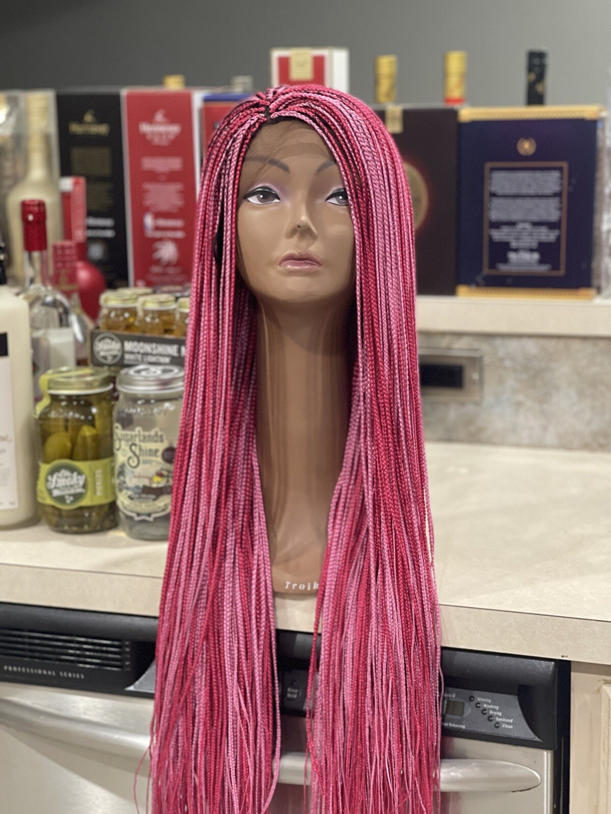 Micro Box Braided Wig (READY TO SHIP)