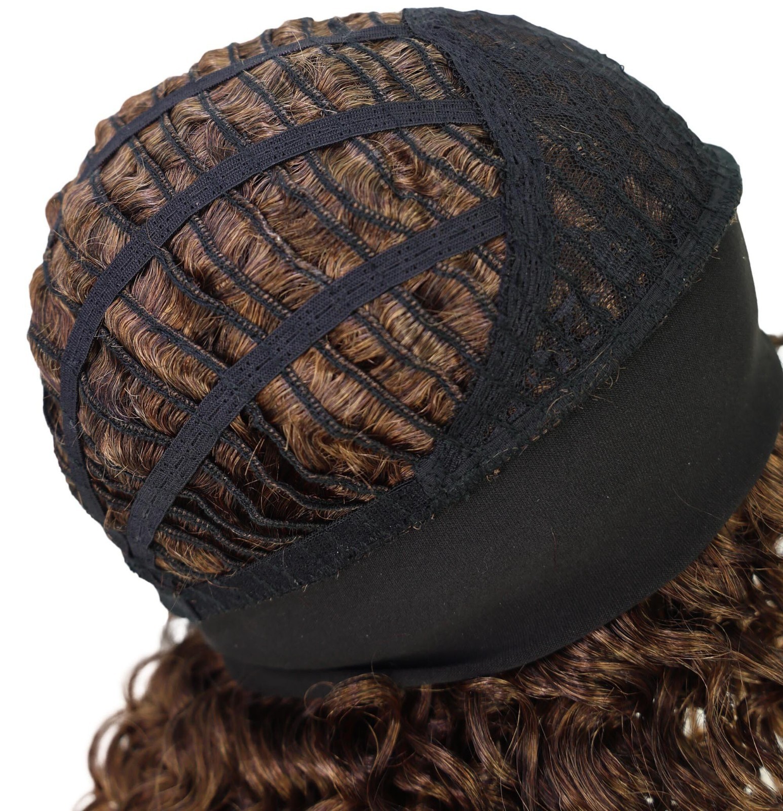 Binta 15.5 in Slip-On Afro-Style Half Wig with Voluminous Curls