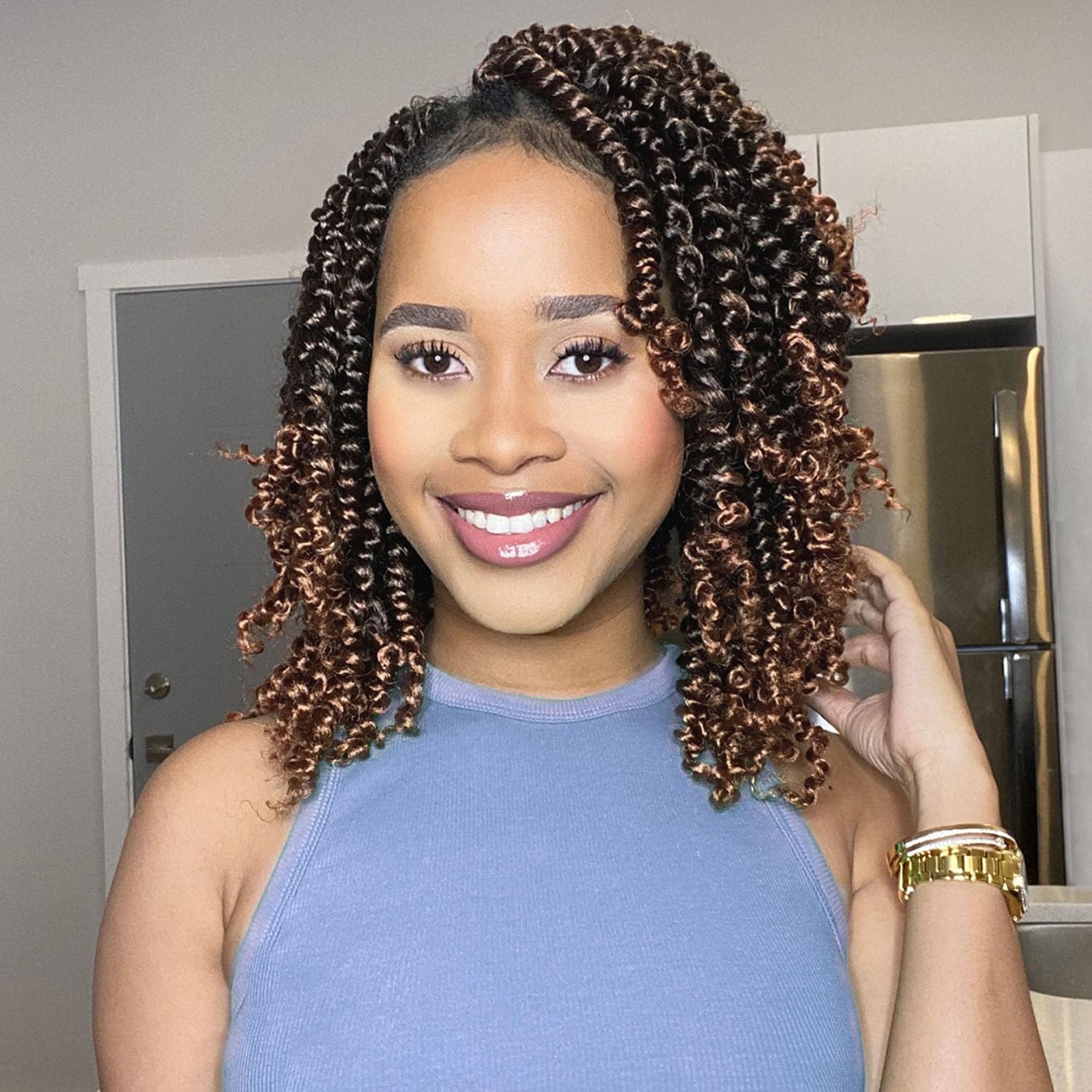 Passion Twist Hair 10 Inch, 8 Packs Passion Twist 10 Inch (Pack of 8) T30#
