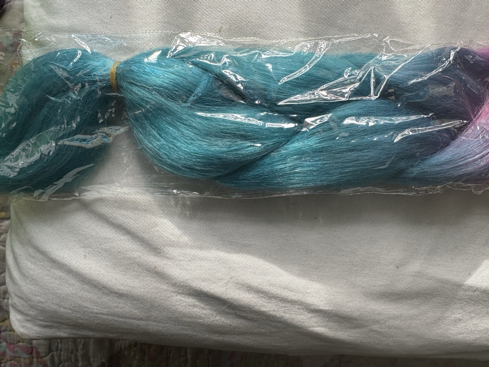 24″ Jumbo Braiding Hair Extensions Box Braids Afro Twist Ombre Hot Pink Blue