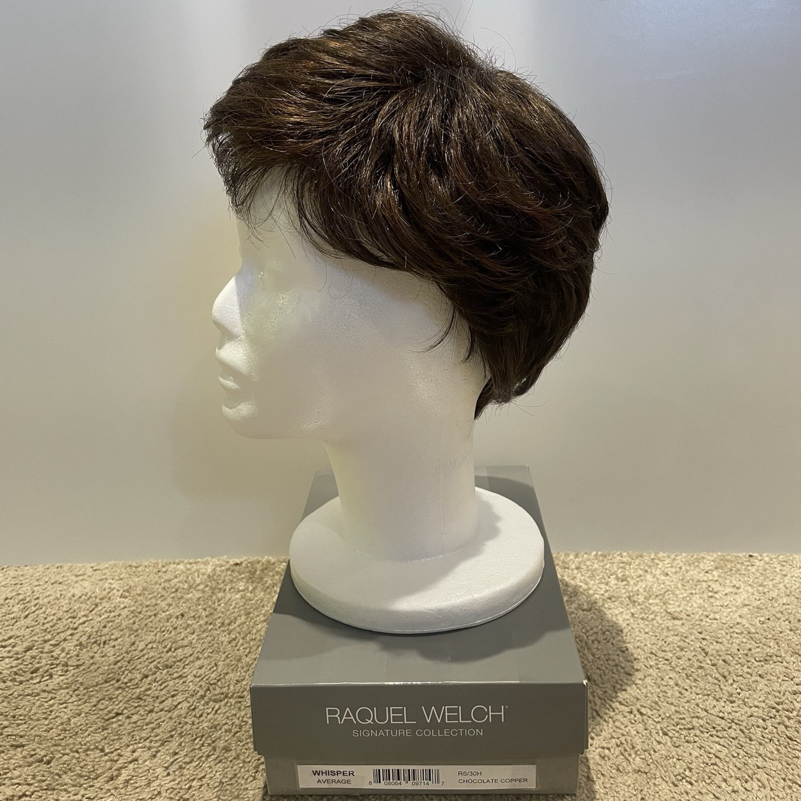 Raquel Welch Signature Series Wig – Whisper Average R6/30H Chocolate Copper