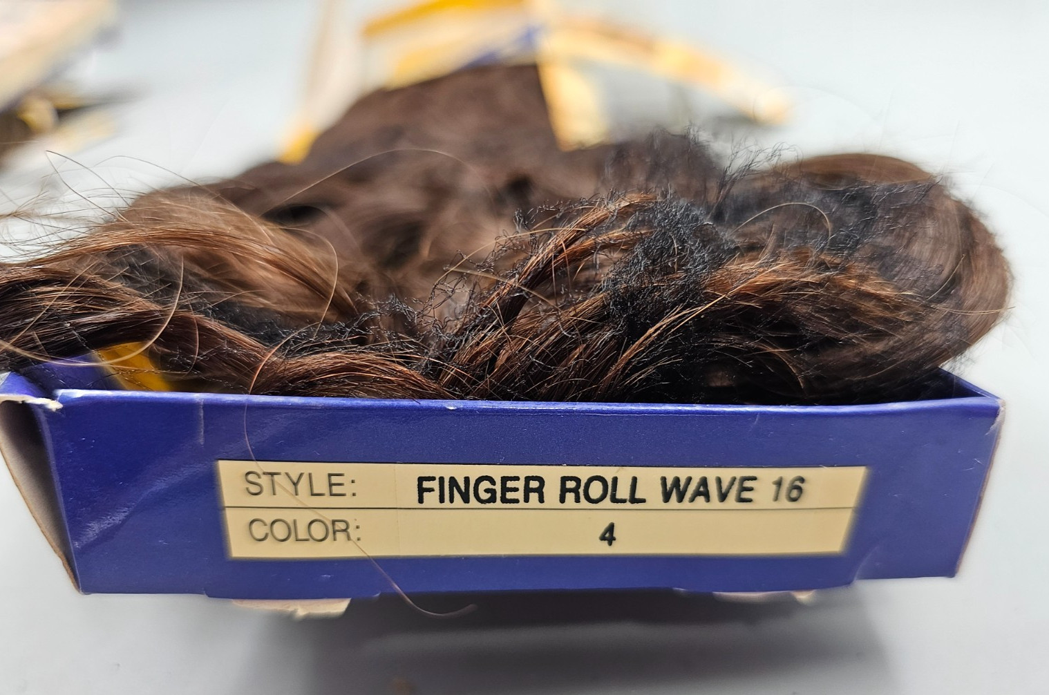 Milky Way 100% Human Hair 16″ Finger Roll Wave + FreeTress Synthetic Kelly Curl