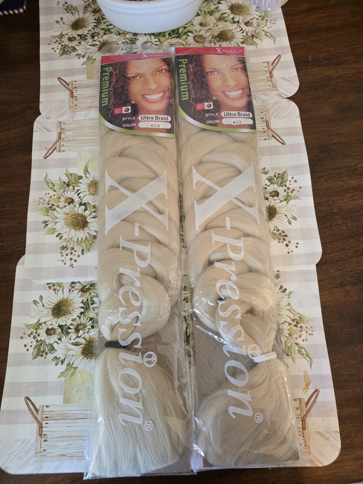 X-Pression Premium Ultra Braid Synthetic Braiding Hair Extensions 613 82 in