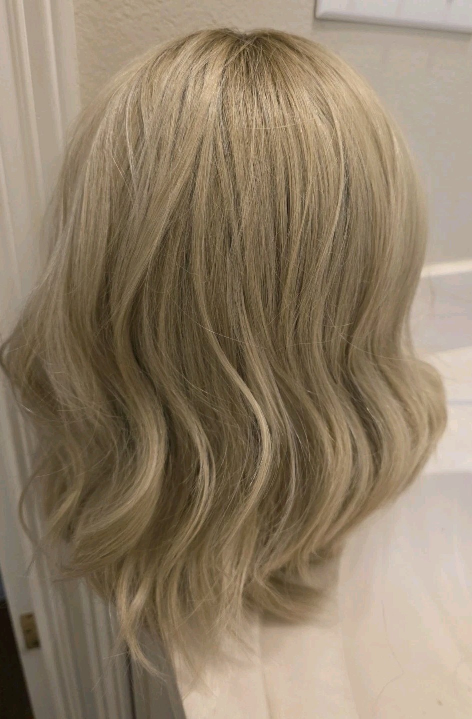 Nel’s Wigs ~ Beige Blonde Lace Front Long Bob Wig