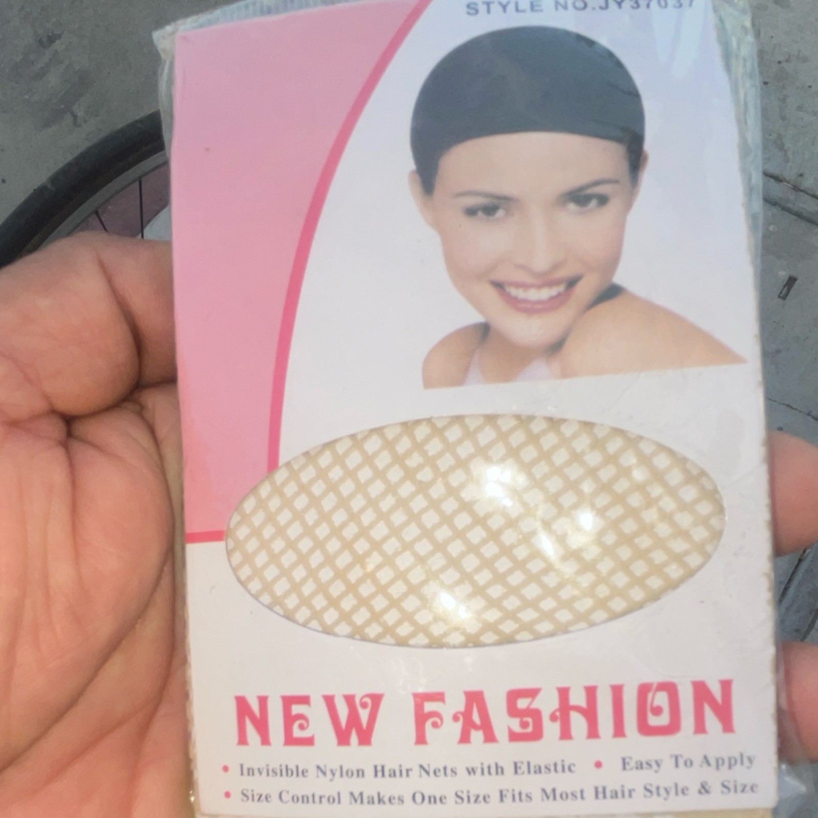 New Fashion Invisible Nylon Hair Net Cap Elastic Easy To Apply One Size JY37037