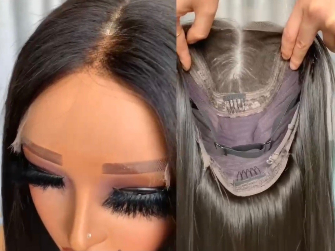 100% Human Hair, Layered 5×5 HD Lace Closure Wig, SDD, Straight, 210% density