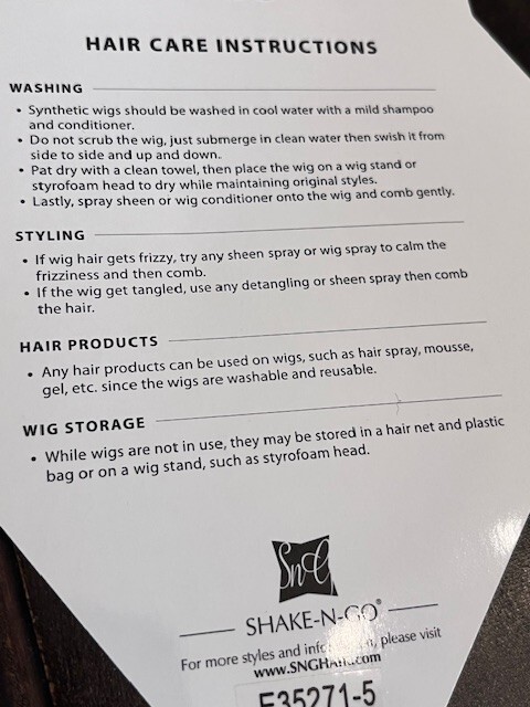 Shake-N-Go Equal Deluxe Premium Synthetic Wig SHANE SOH233144