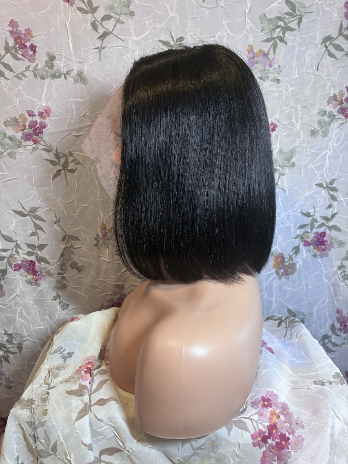10” Indian Remy Human Hair Bob Wig | Straight | Soft | Natural Black