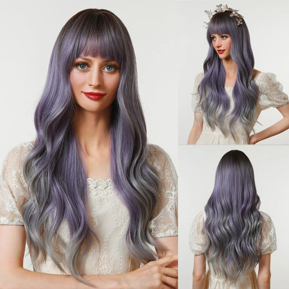 Long Body Wave Synthetic Hair Wigs for Women Fashion Cosplay Party Hair Wig