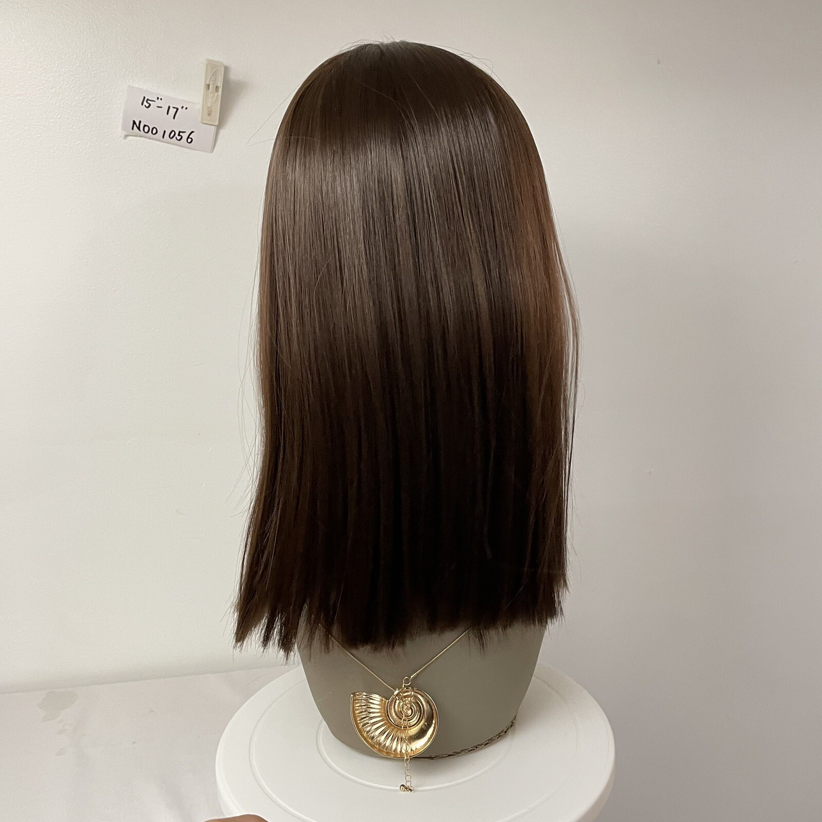 WIG. NO01056 (15-17 inch)adjustable elastic band.