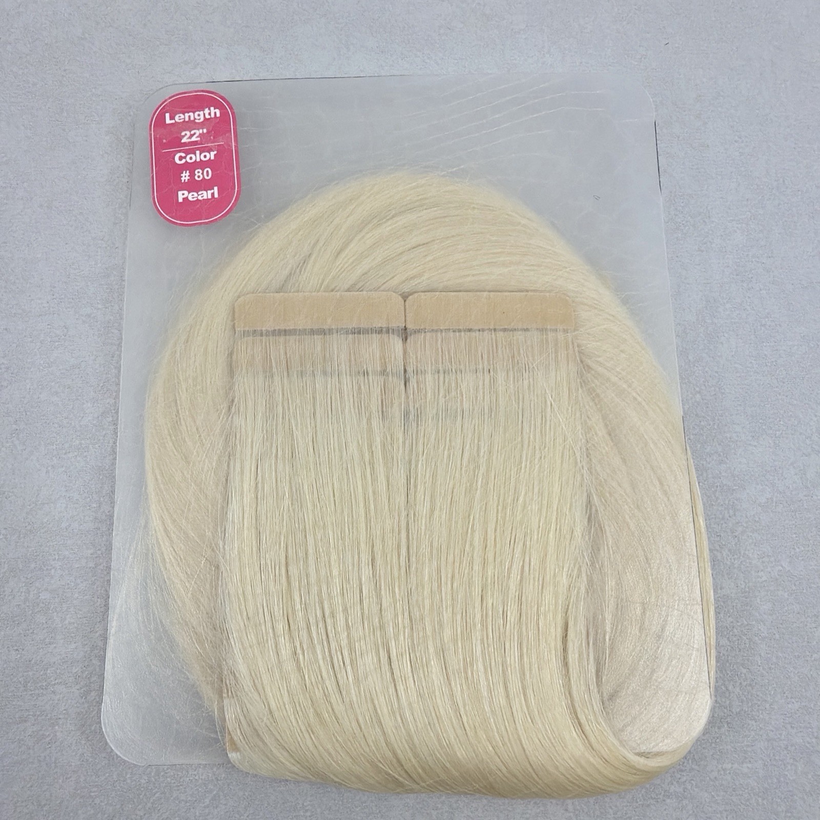 Hotheads Tape In Extensions LUSH Originals 22” 20 Pieces Pearl #80 Blonde NEW