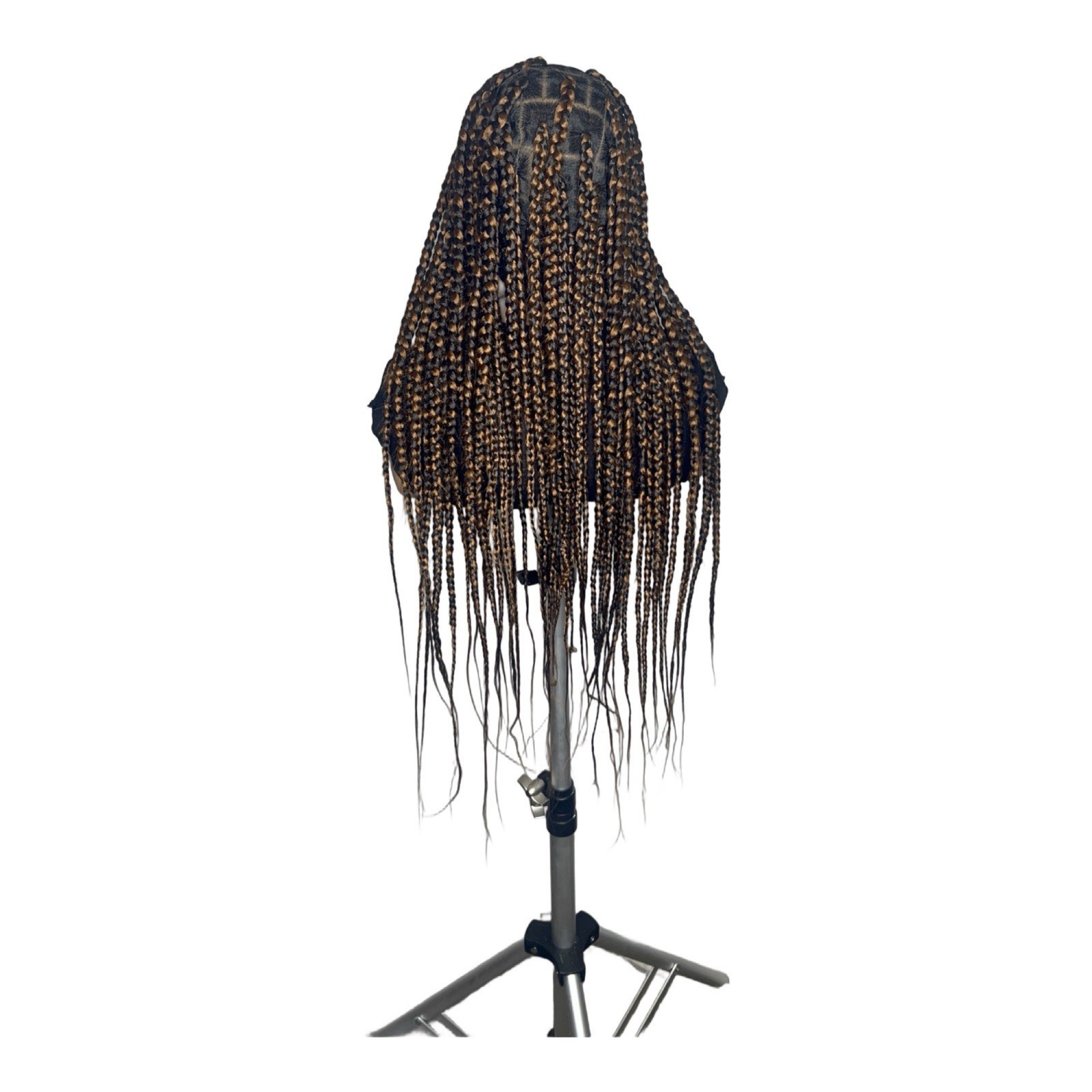 Women’s Synthetic Braided Wig Long Hairpiece Black/Brown