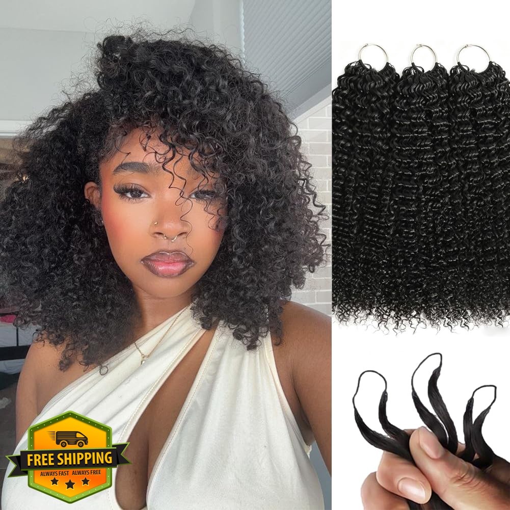 Ltredky crochet hair Natural Black 180g 12 inch