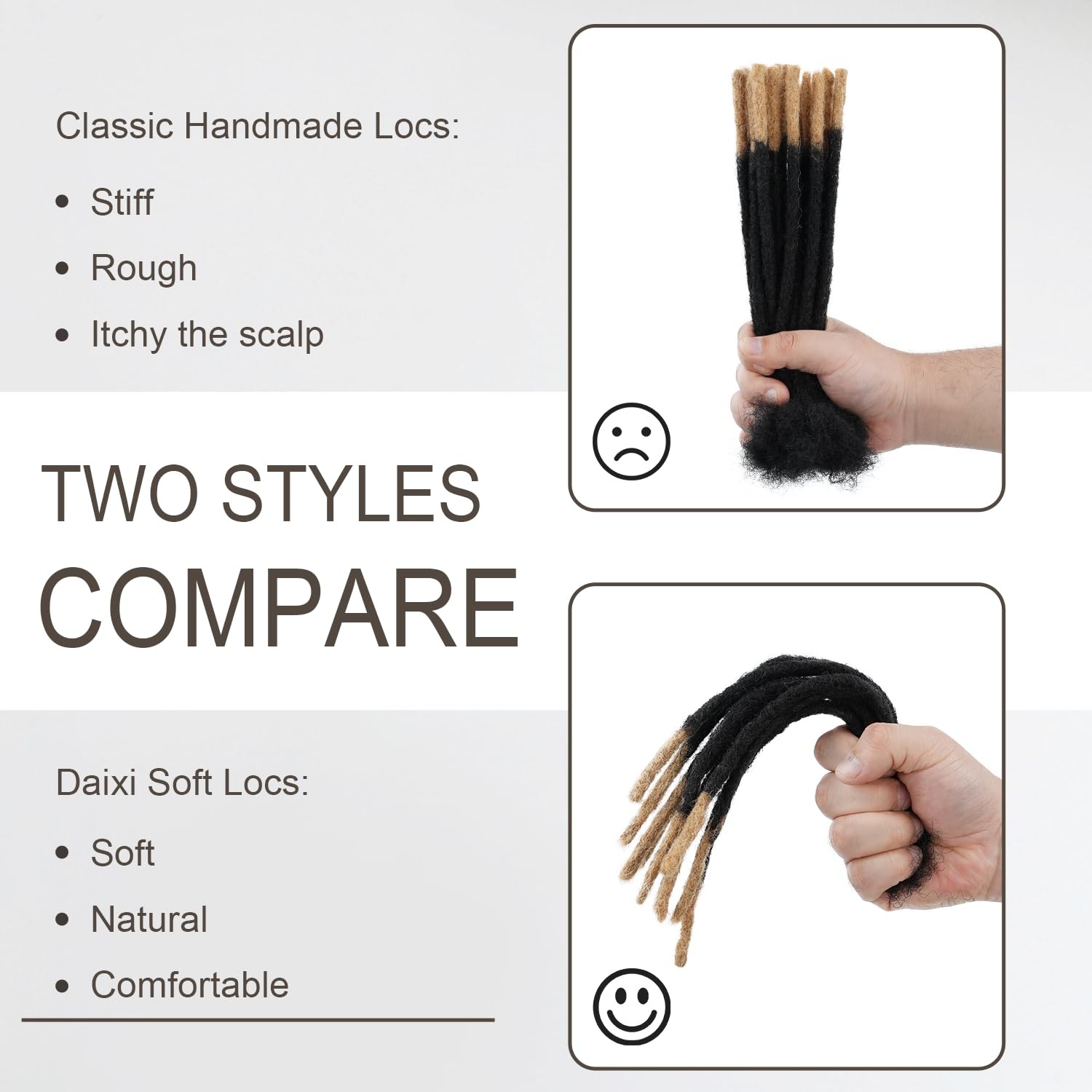 Originea Daixi Natural Looking Permanent Loc Extensions Human Hair Softer And
