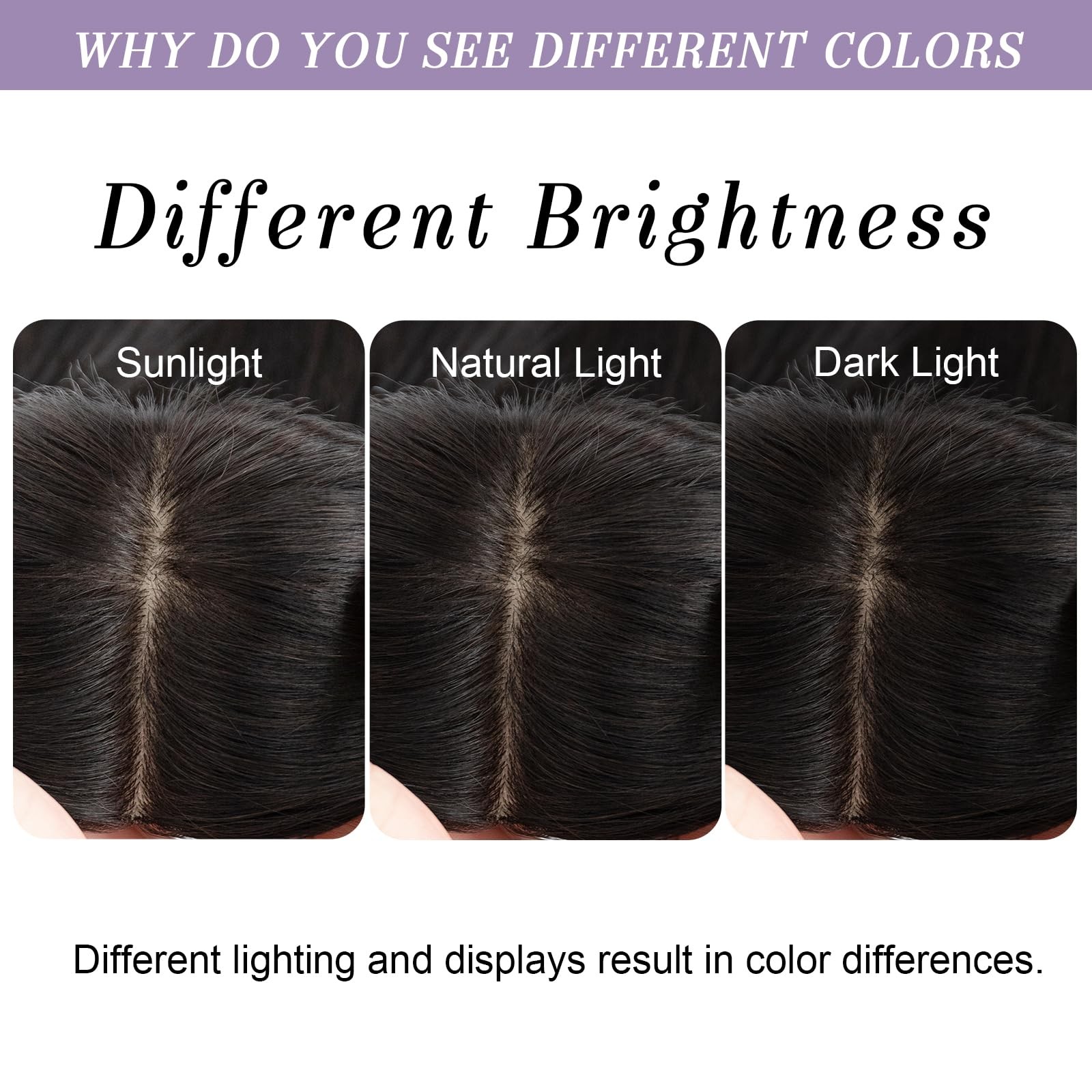 Topunique Hair Toppers For Women Real Human Hair 3X5 Inch Injected Silk Base 12