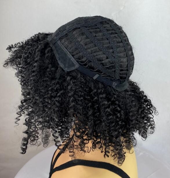 Afro Kinly Curly Synthetic Hair Wigs For African American Black Women