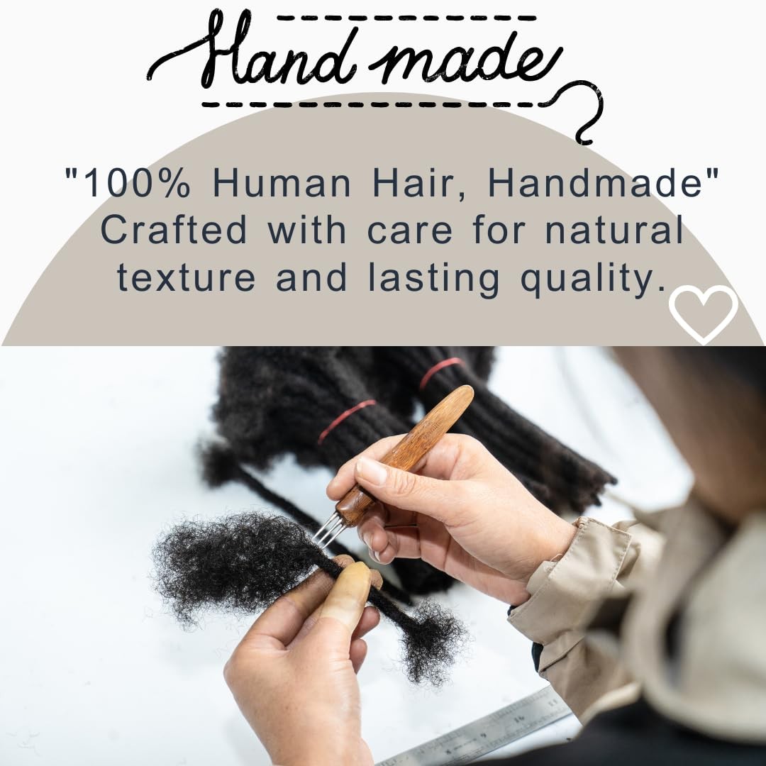 Linkmai 0.2-0.8Cm Locs 8-18 I Nch 20 Strands 100 Real Human Hair Dreadlock