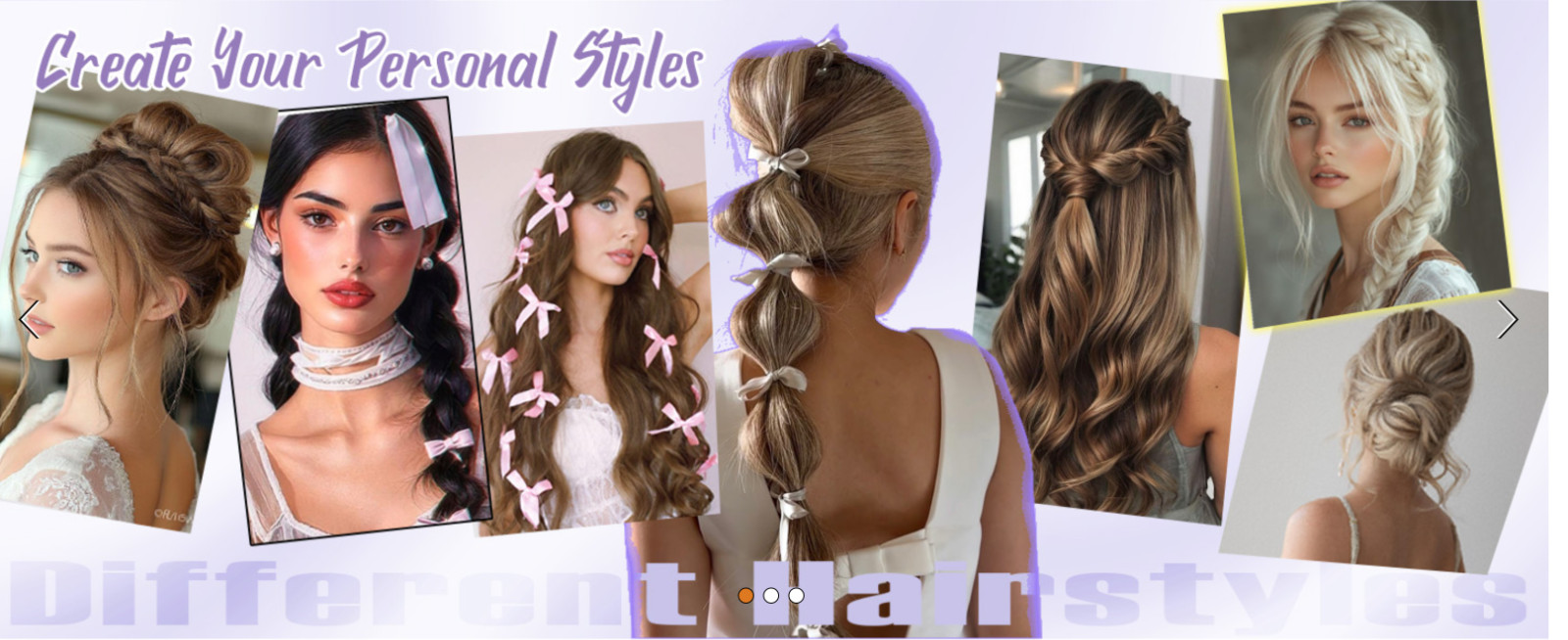 Platinum Blonde Synthetic Clip in Hair Extensions 5Pcs 20 Inches Long Wavy Hair