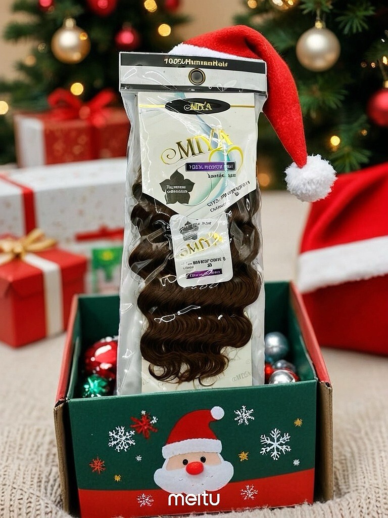 10” Miya Tangle Free Premium True Human Hair Extension, Bundle, Wavy, Sew, #30