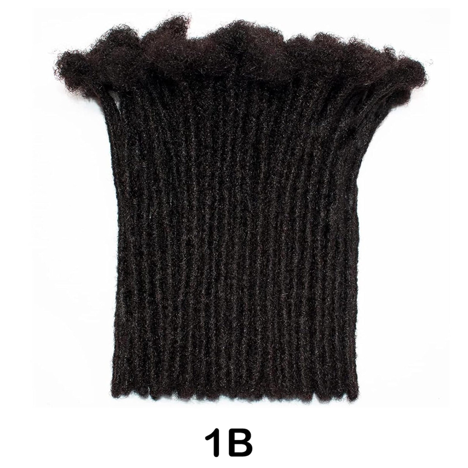 100% Human Hair Dreadlocks Extension Permanent Locs Real Afro Dreads 0.6cm Thick