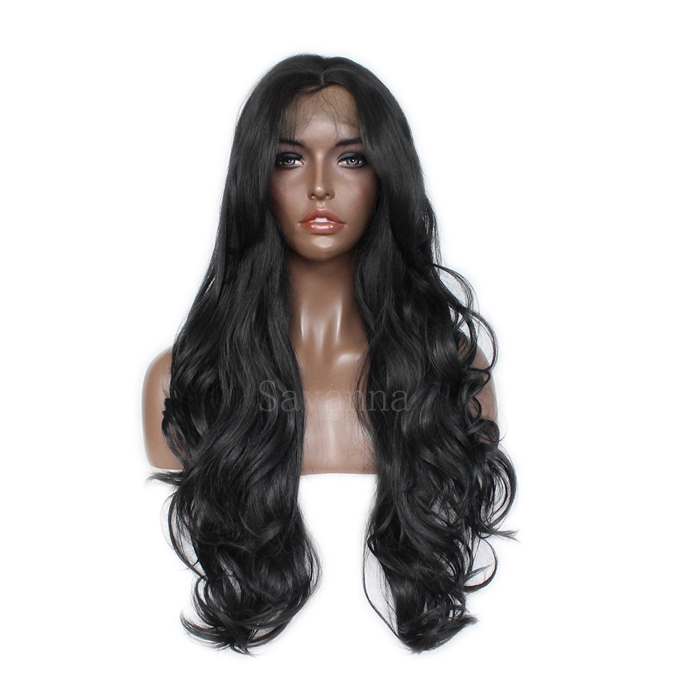 Synthetic Lace Front Wigs Brazilian Body Wave Hair Wigs With Baby Hair For Women