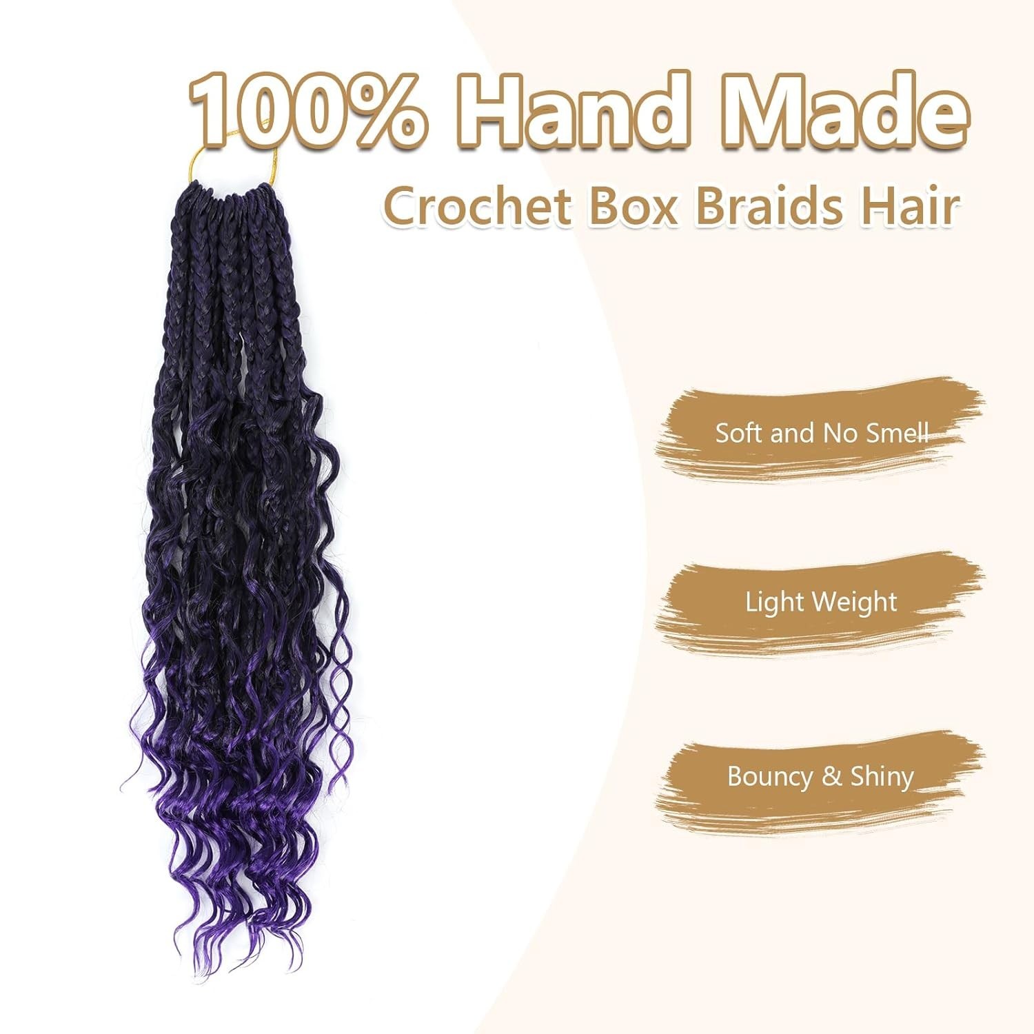Bohemian Curly Crochet Hair 14″ – 8 Packs for Black Women