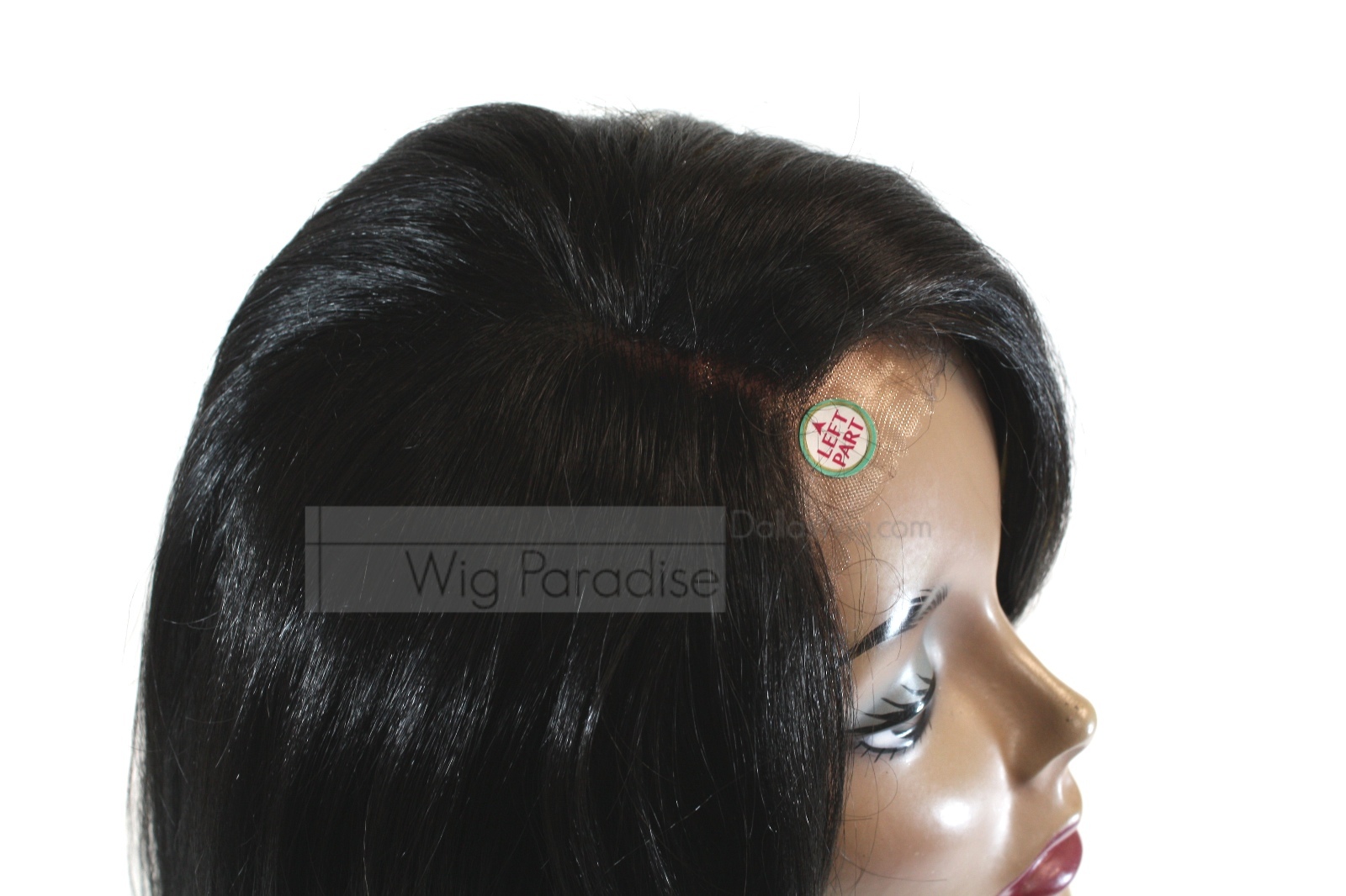 Femi Premium Synthetic Straight Layered Style Dual Part Herra Lace Front Wig