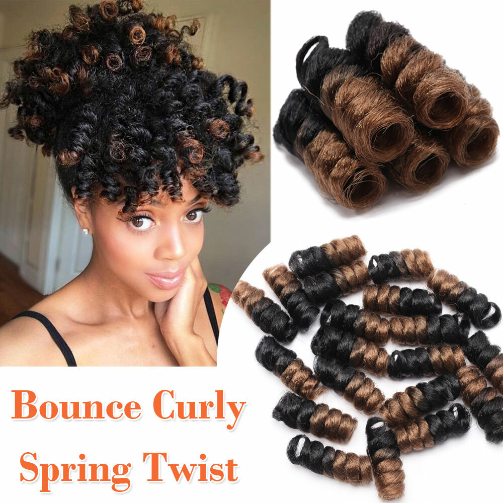 Jamaican Bounce Crochet Braiding Hair Extensions Toni Curls Spring Curly US Hot