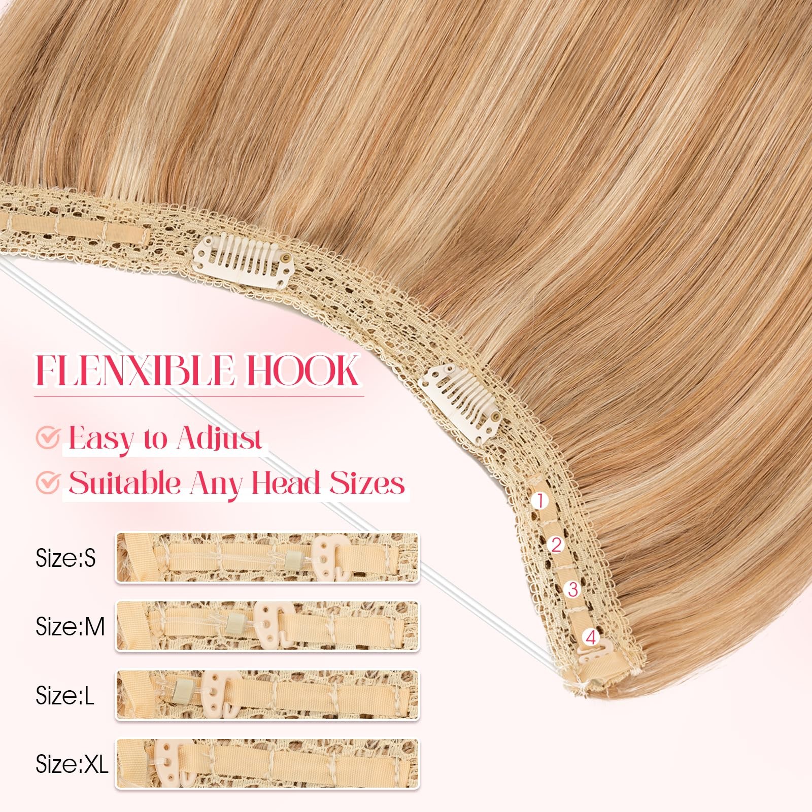 Rich Choices 100 Real Human Halo Hair Extensions For Women Remy Halo Extension