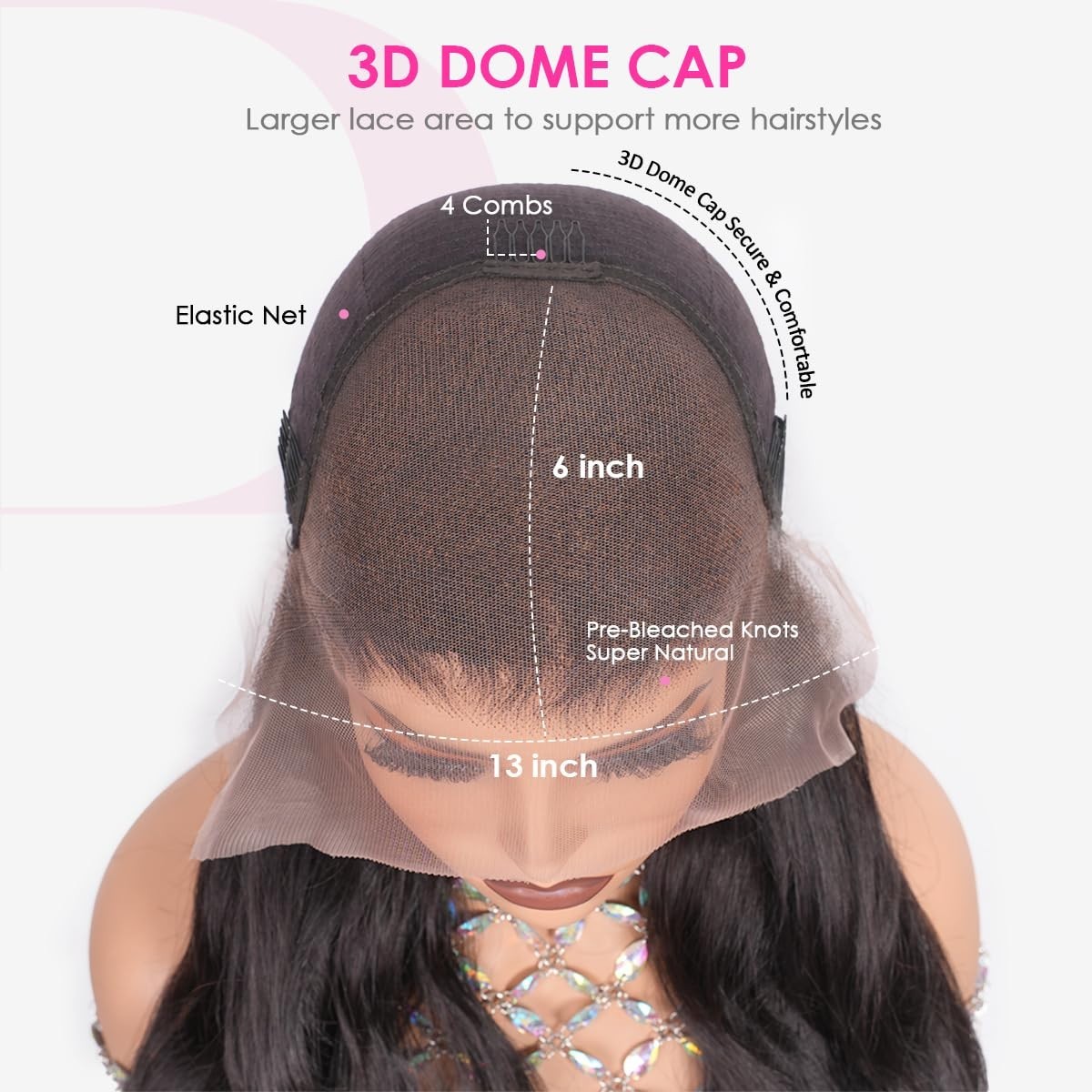 13×6 HD Transparent Lace Front Wigs Human hair Pre Plucked 180 Density Brazil…