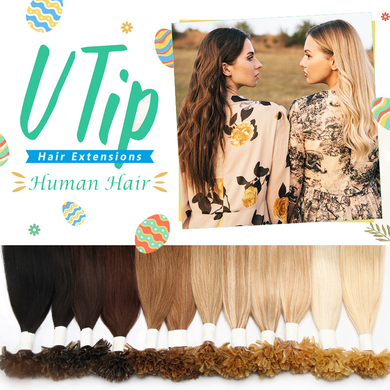 CLEARANCE Nail U Tip Russian Human Remy Hair Extensions Thick 150/200g Full Head