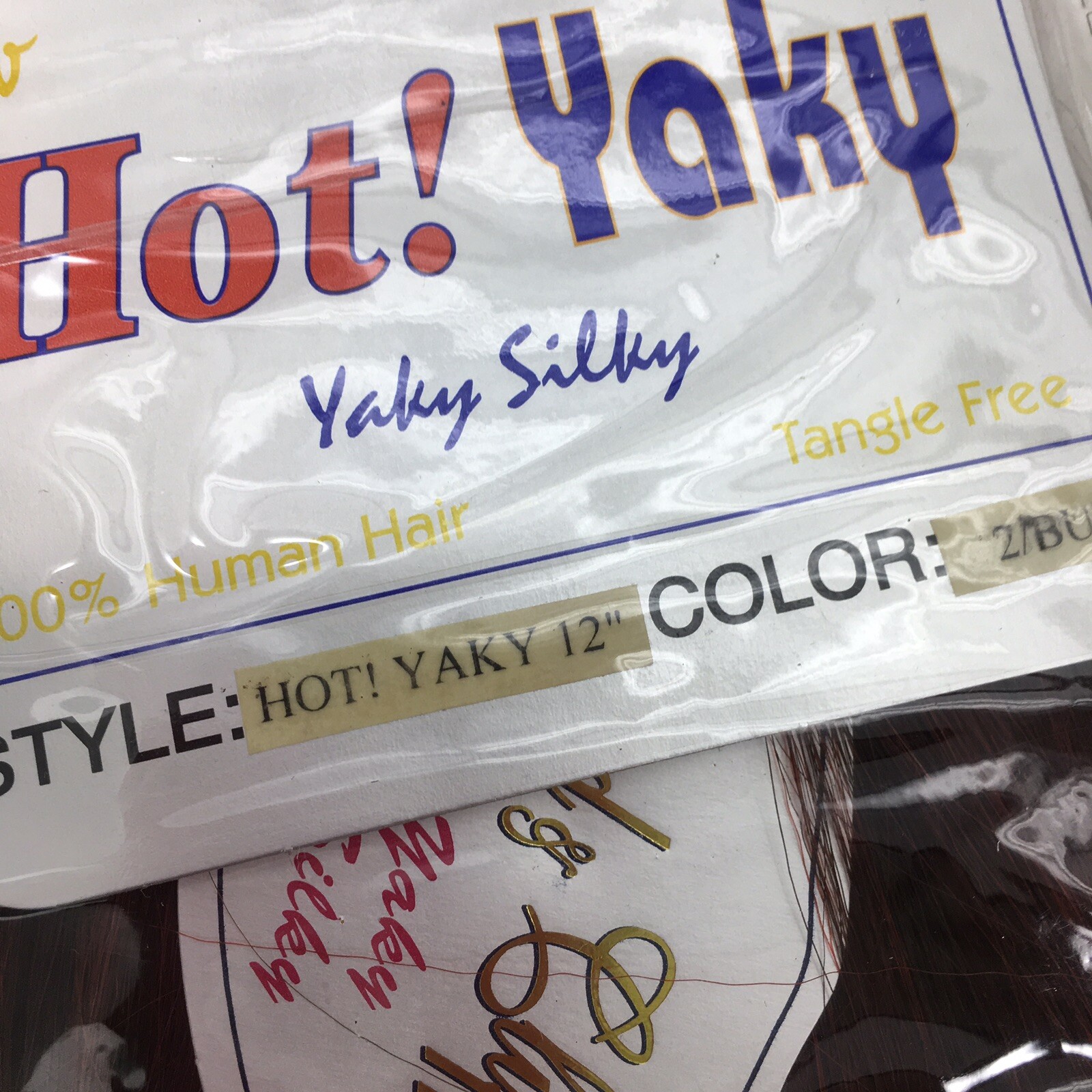 NEW Lord & Cliff 100% Human Hair Extension HOT Yaky 12″ inch Color: 2Bug