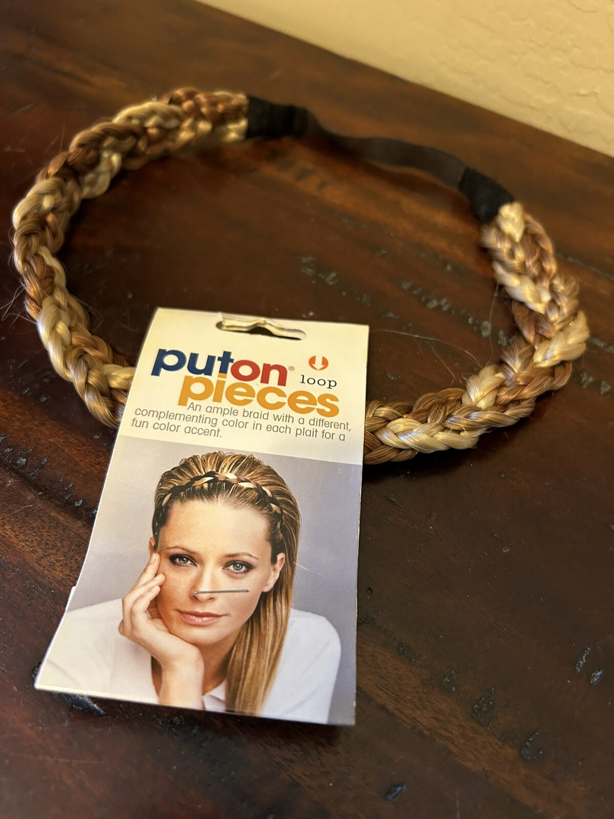 Hair U Wear Blonde blend Braided “Hair” Loop Head band