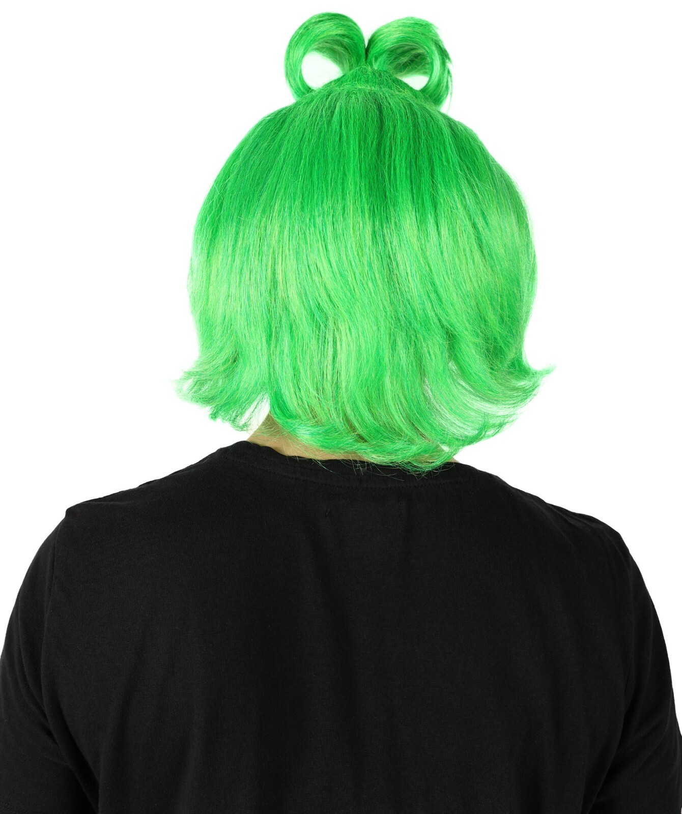 Adult Women’s Green Queen Grinch Wig, Breathable Capless Cap, Flame-Retardant