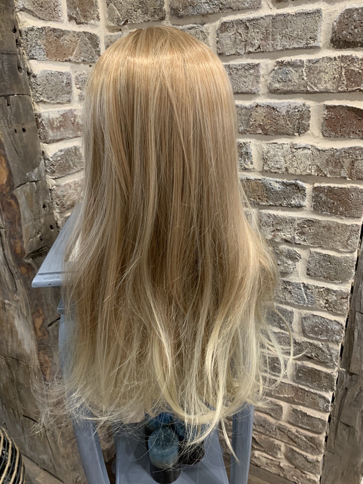NWOT Silk Blondish Brown With Blonde Tips Wig #116