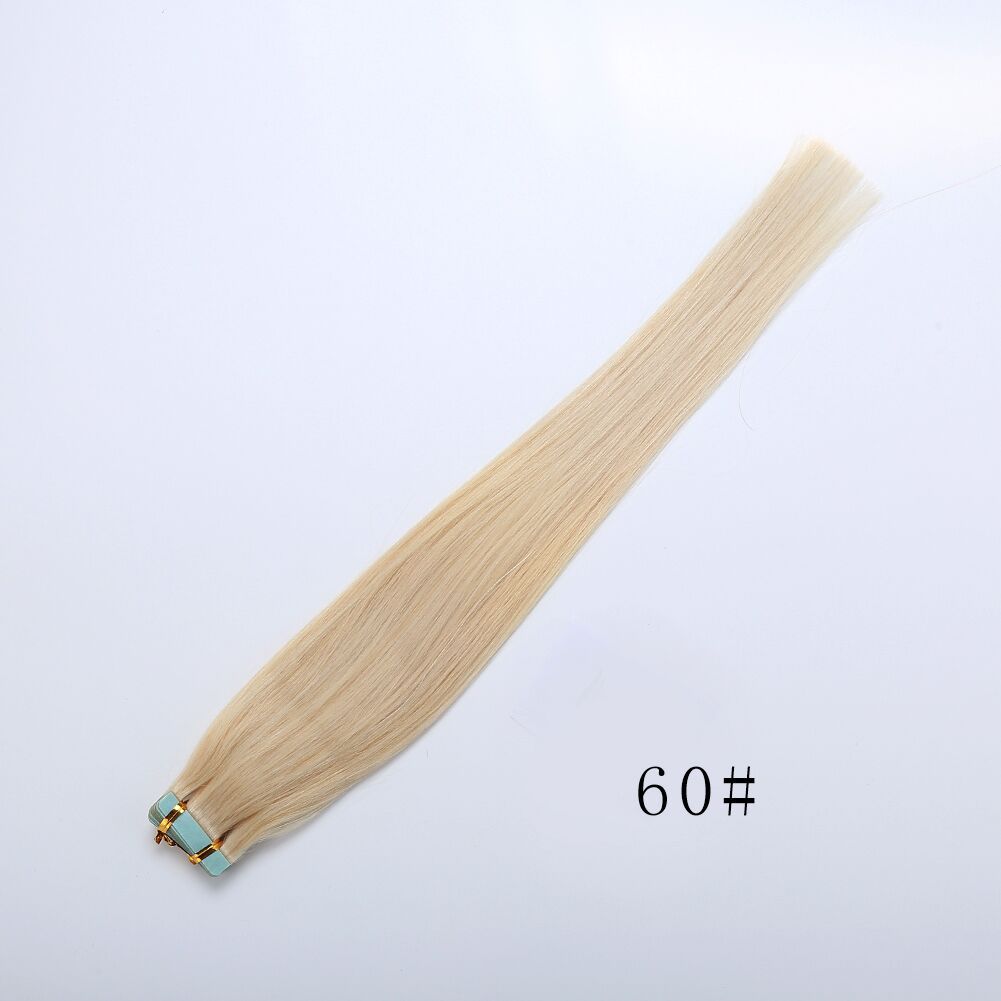 7AAA+ 16inch To 26inch Tape In Remy Human Hair Extensions PU Skin Weft full head