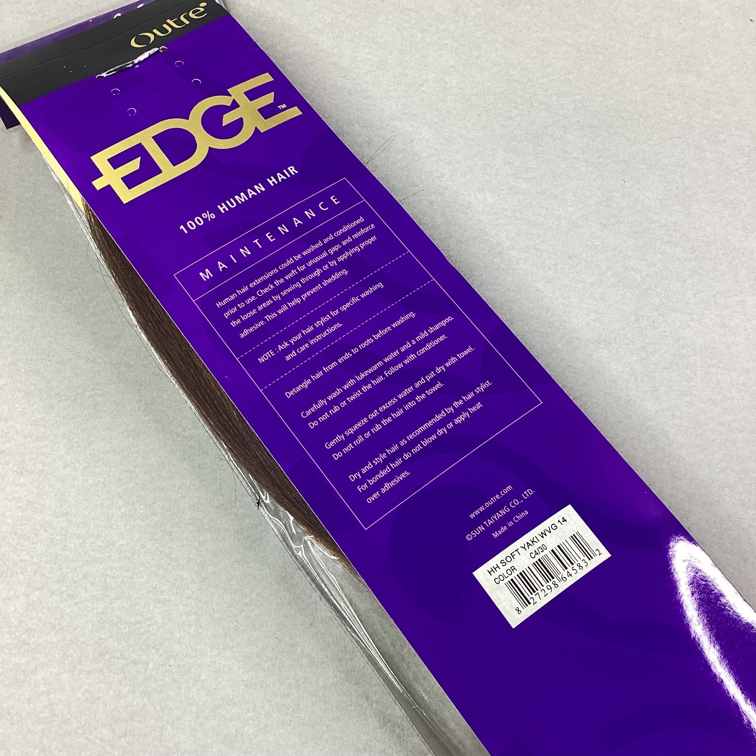 Outre EDGE 100% Human Hair Extensions 14″ Soft Yaki WVG C4/30
