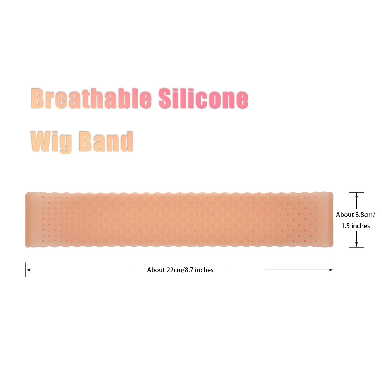 Breathable Silicone Wig Grip Bands Set – Adjustable Non-Slip, 4-Piece Essentials