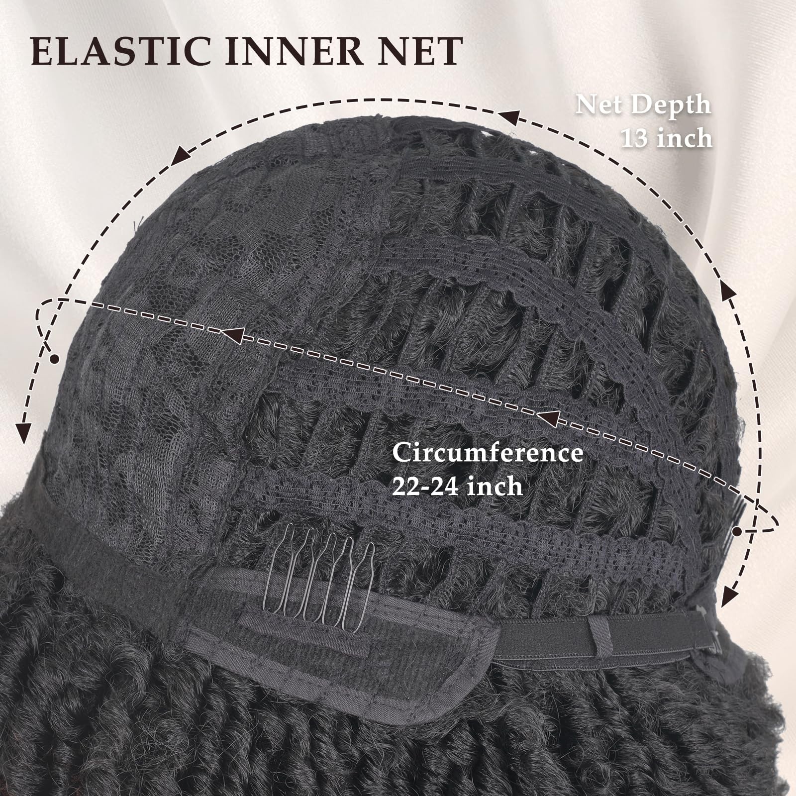 Dreadlock Wig 12 Inch Braided Wigs for Black Women & Men – Short Afro Glueless