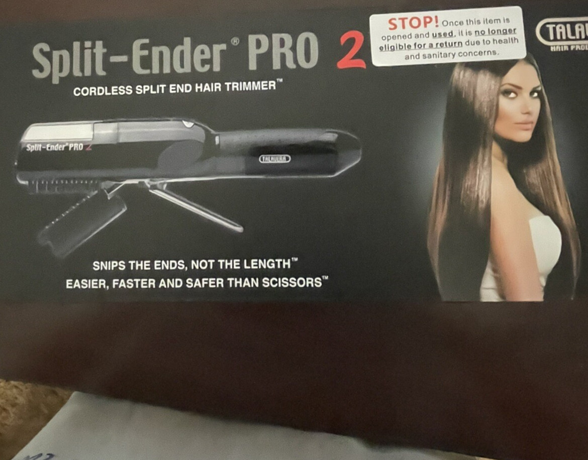 Splitter Pro2 Cordless SplitEnd Hair Trimmer With Case Pre-Owned Good Condition